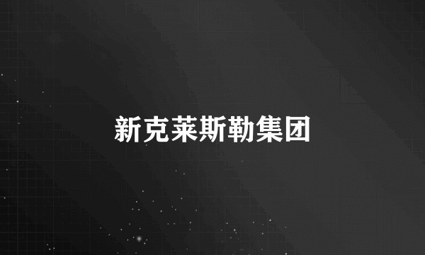 新克莱斯勒集团