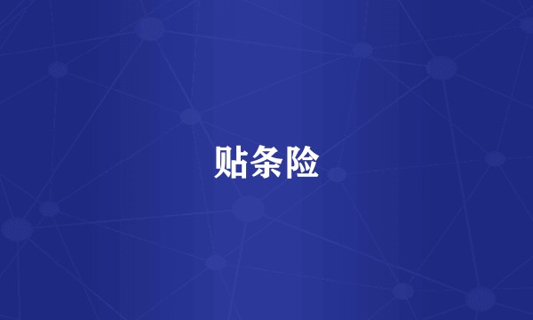 贴条险