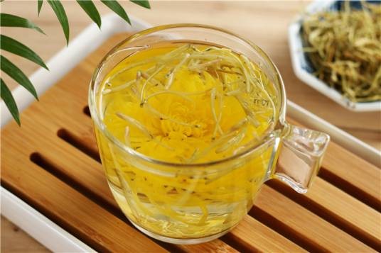 菊花金银花茶