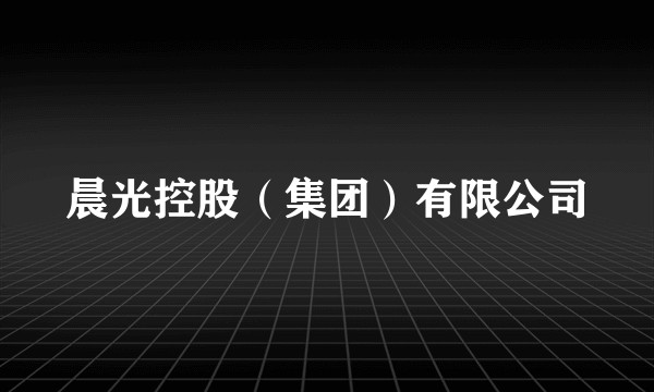 晨光控股（集团）有限公司