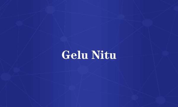 Gelu Nitu
