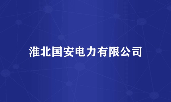 淮北国安电力有限公司