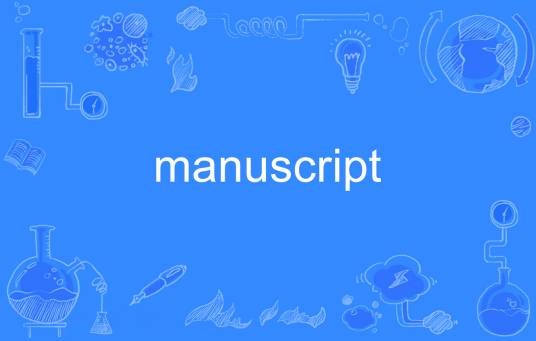manuscript