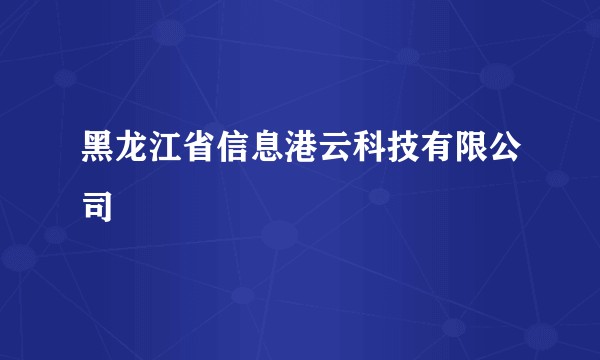 黑龙江省信息港云科技有限公司