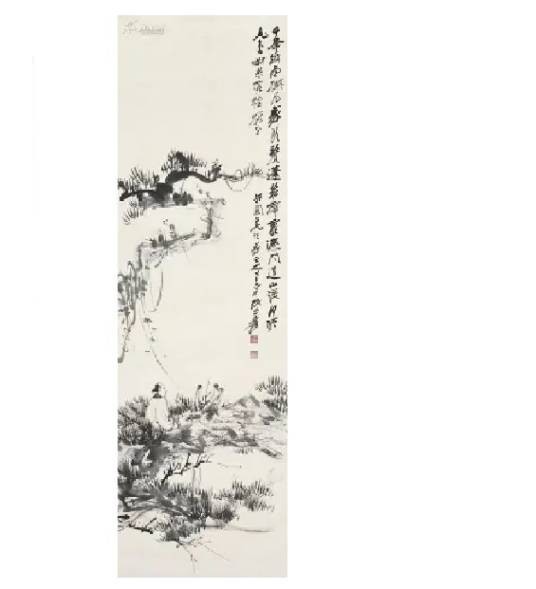 长松高士图