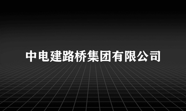 中电建路桥集团有限公司