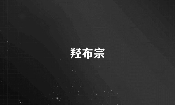 羟布宗