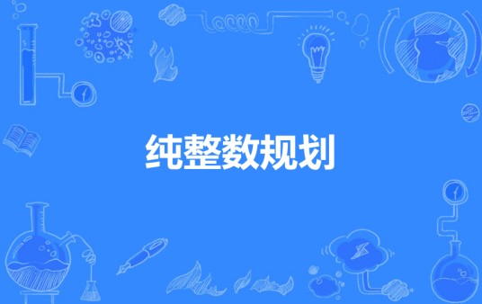 纯整数规划