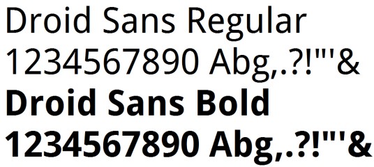 droid sans