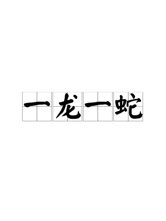 一龙一蛇