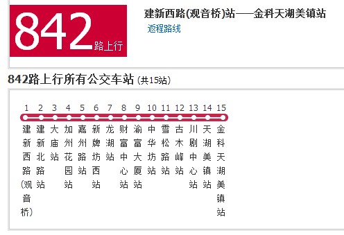 重庆公交842路