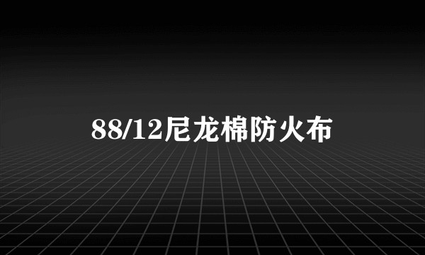 88/12尼龙棉防火布