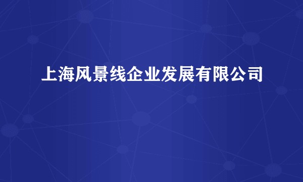 上海风景线企业发展有限公司