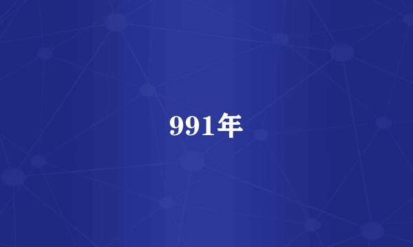 991年