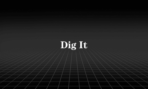 Dig It