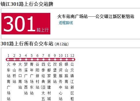 镇江公交301路