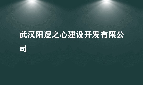 武汉阳逻之心建设开发有限公司