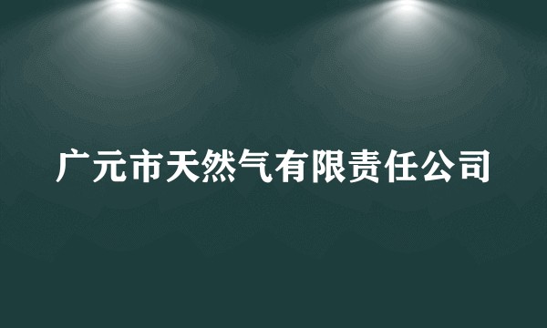 广元市天然气有限责任公司