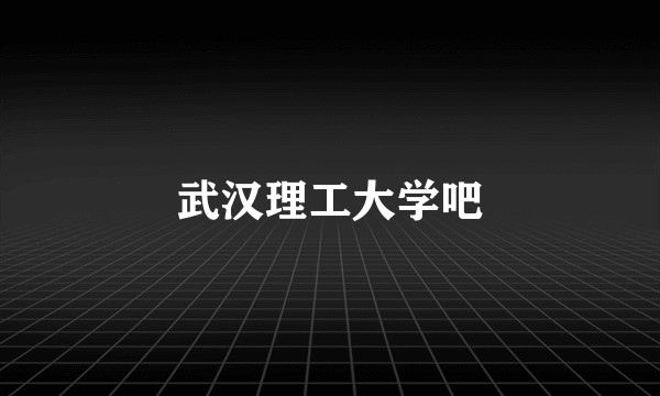 武汉理工大学吧