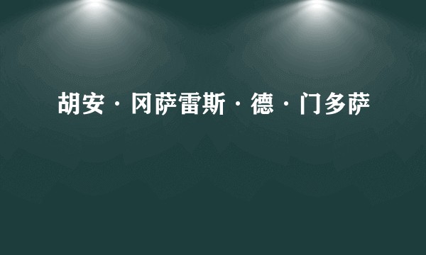 胡安·冈萨雷斯·德·门多萨