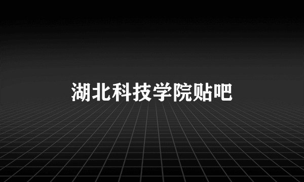 湖北科技学院贴吧