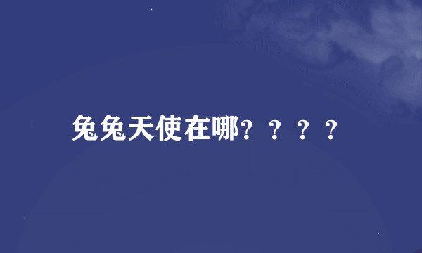 兔兔天使在哪？？？？