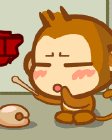 跪求 张敲木鱼的嘻哈猴动态图-谢谢啊!