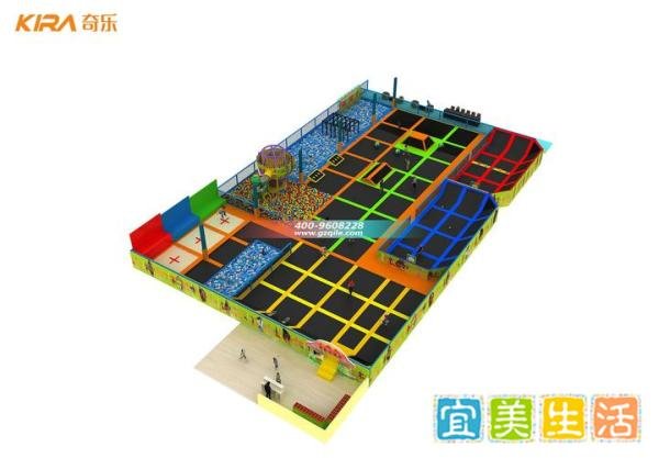 投资一个1000平米的蹦床公园需要多少钱