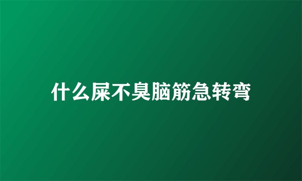 什么屎不臭脑筋急转弯