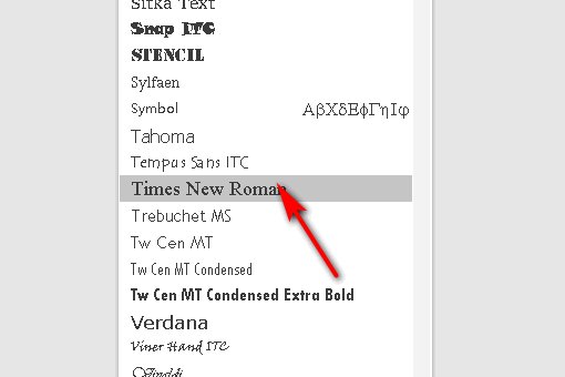 Times New Roman是什么字体?