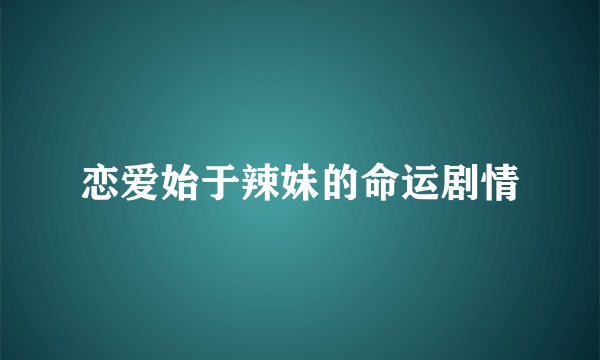 恋爱始于辣妹的命运剧情
