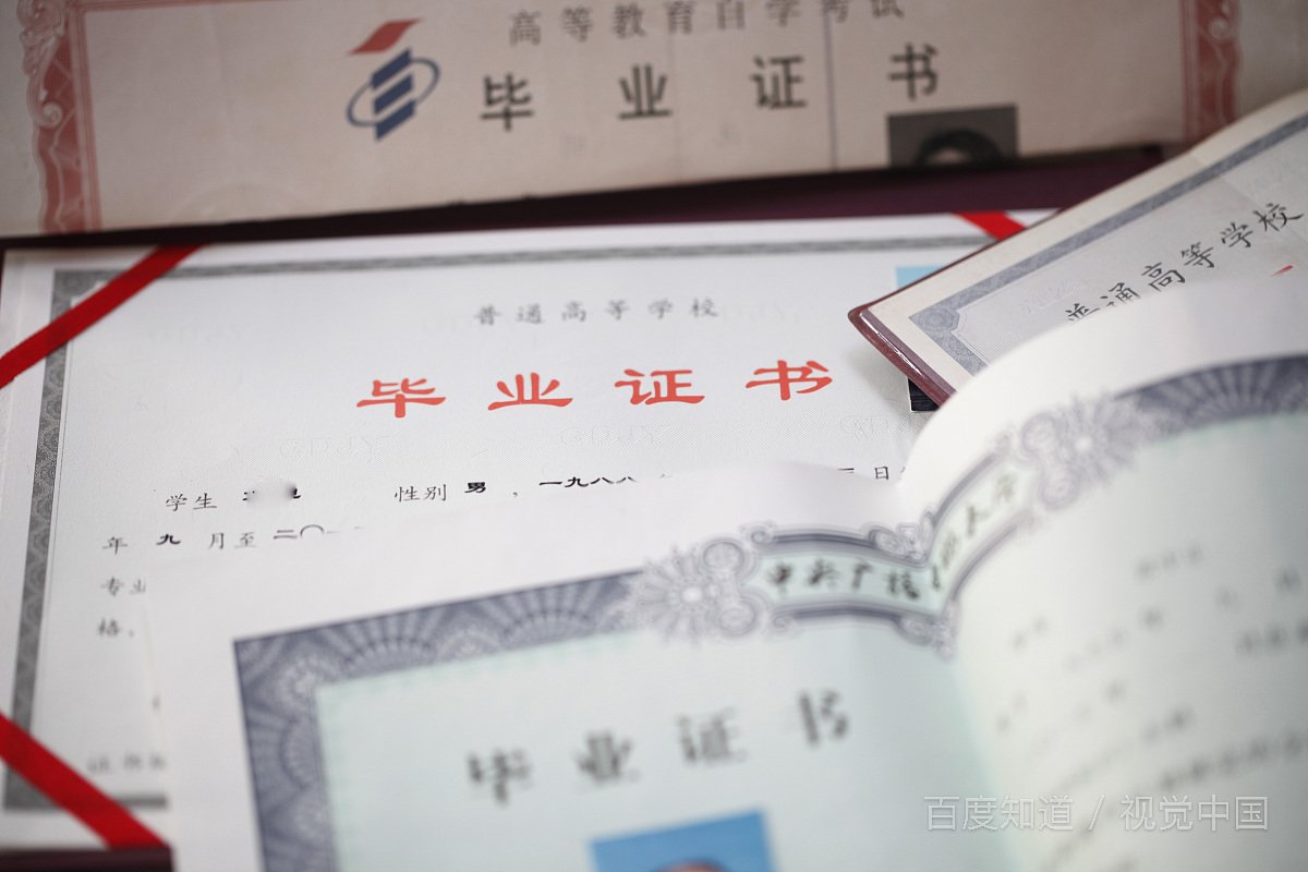 湖南商学院2000年大专毕业证模版