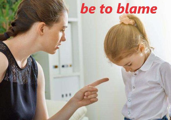 be to blame和be blamed for的区别