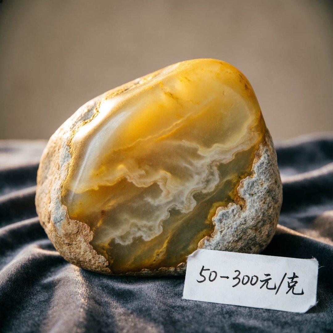 黄龙玉原石多少钱一克