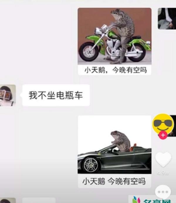 小天鹅今晚有空吗什么意思什么梗 抖音好玩的表情包分享