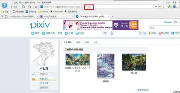 如何找p站的id号?