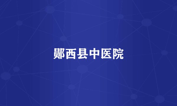 郧西县中医院