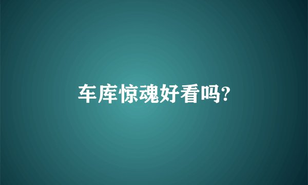 车库惊魂好看吗?