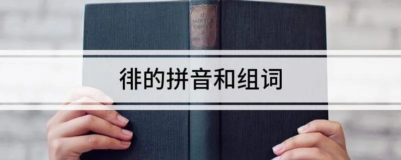 徘的拼音和组词