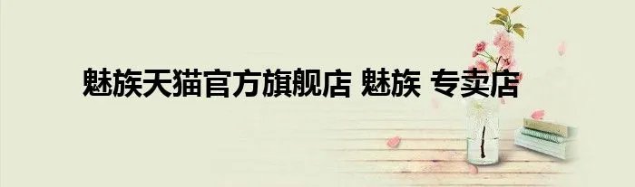魅族天猫官方旗舰店 魅族 专卖店