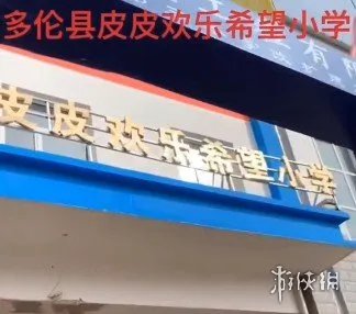 PDD希望小学完工 现代化设施齐全校名还很皮!