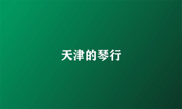 天津的琴行