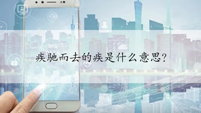 疾驰而去的疾是什么意思？