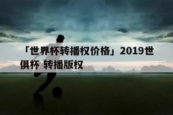 世界杯版权归央视，其他平台可以向央视购买转播权吗？