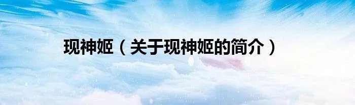 现神姬（关于现神姬的简介）