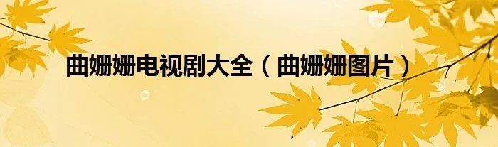 曲姗姗电视剧大全（曲姗姗图片）