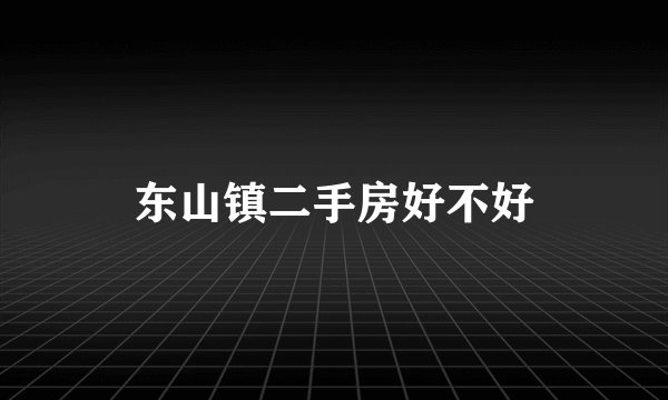 东山镇二手房好不好