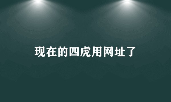 现在的四虎用网址了