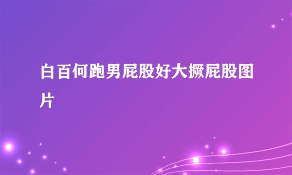 白百何跑男屁股好大撅屁股图片