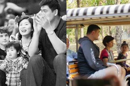 姚明携妻女游泰国打扮低调 一家三口湖中划船很是温馨